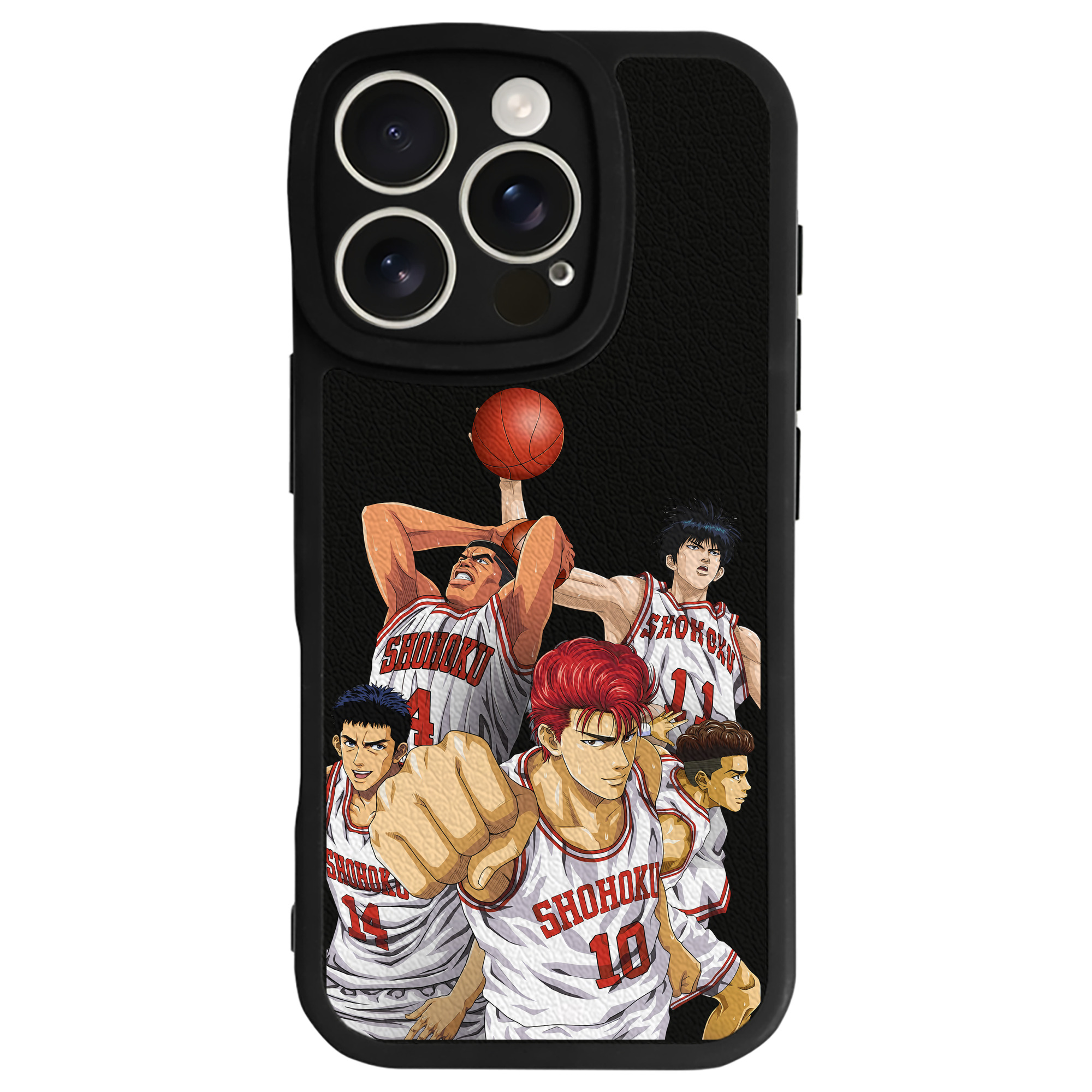 （画像用） SLAM DUNK／スラムダンク 【iPhone 16シリーズ対応】シリコンスマホケース（レザー調） 材質：シリコン